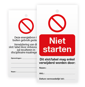 Lock-out / Tag-out Tags (T100)